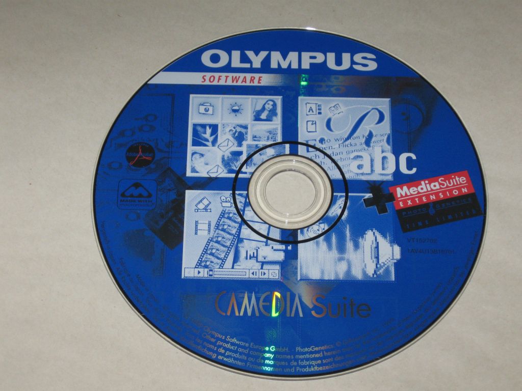 CD Olympus Software ABC Camedia Suite + Media Extension for Windows  (Japan, 1999) - фото фото фото 1