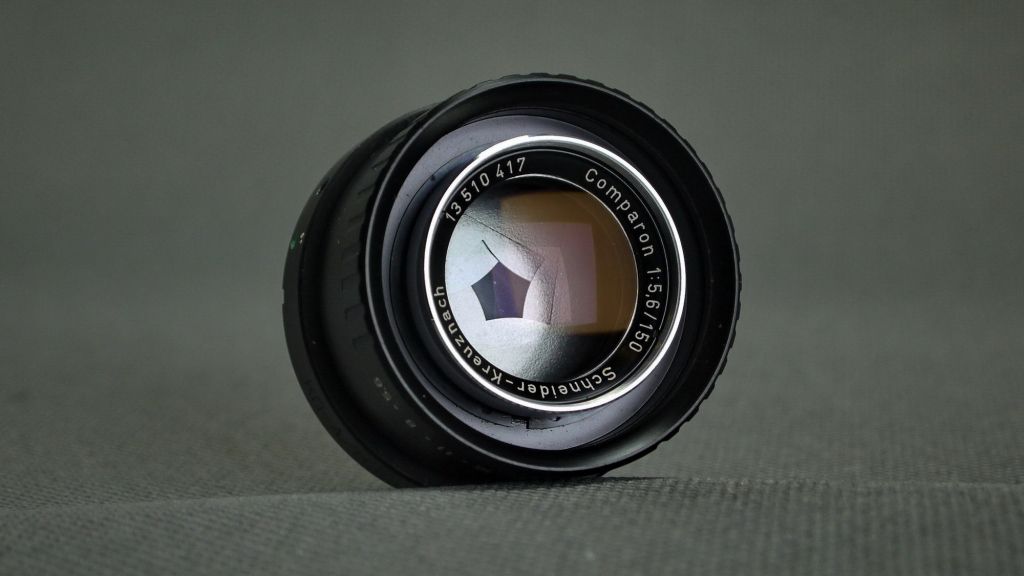 Schneider-Kreuznach Comparon 150mm/5,6 + адаптер Nikon F объектив для карданных камер или макромеха Вживане - фото фото фото 3