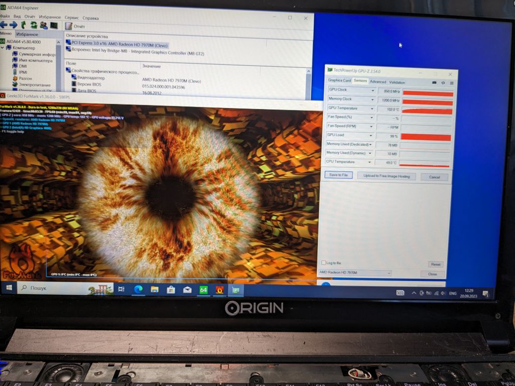 Відеокарта відеочіп AMD RADEON HD 7970M CLEVO - фото фото фото 2