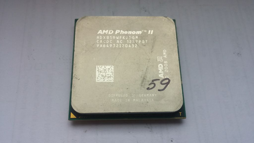 Процессор AMD Phenom II x2 B59 3.40GHz/2MB/1800MHz     (HDXB59WFK2DGM) socket AM3 80W Вживане - фото фото фото 0