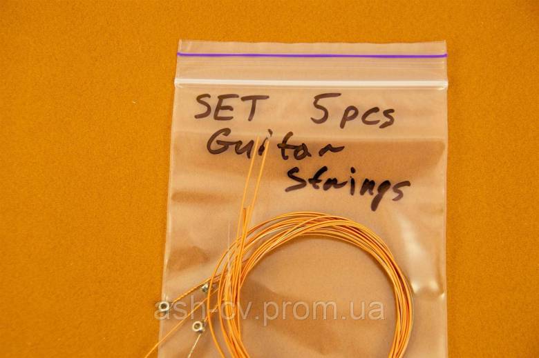 Набір, струн, для гітари, 5 струн, Premium guitar strings 5 psc - фото фото фото 7