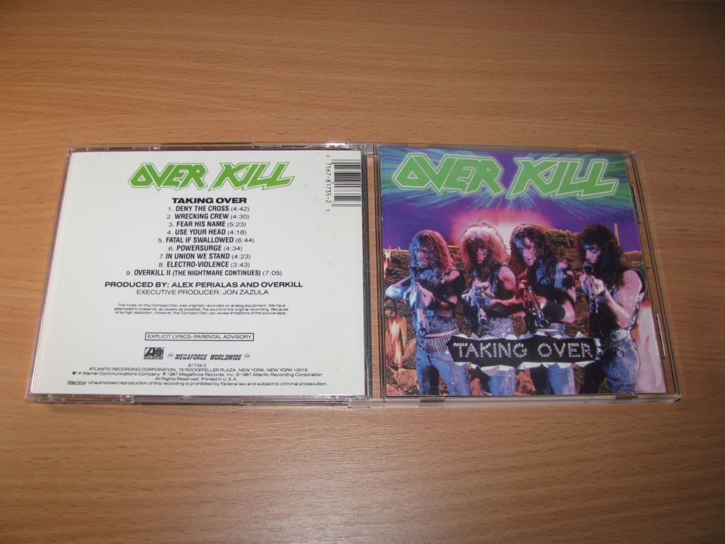 OVERKILL - Taking Over    (1987 Megaforce USA 1st press) - фото фото фото 0