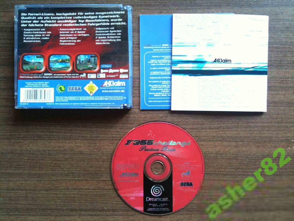 Игра на Dreamcast "F355 Challenge: Passione Rossa"       (PAL) - фото фото фото 1
