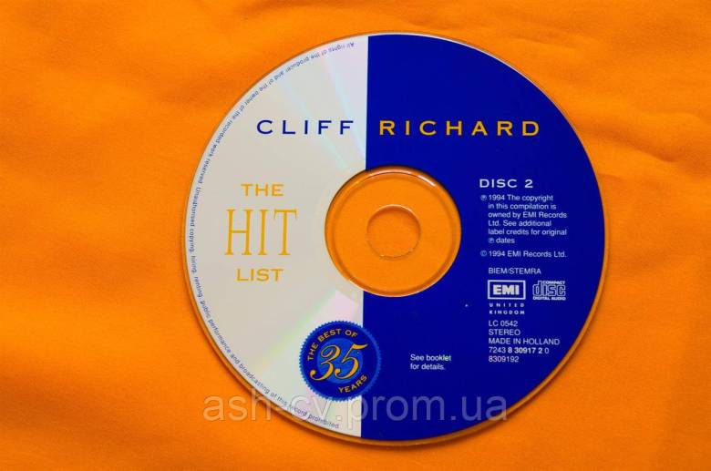 Музичний диск CD. CLIFF RICHARD (2cd) 1994 - фото фото фото 1