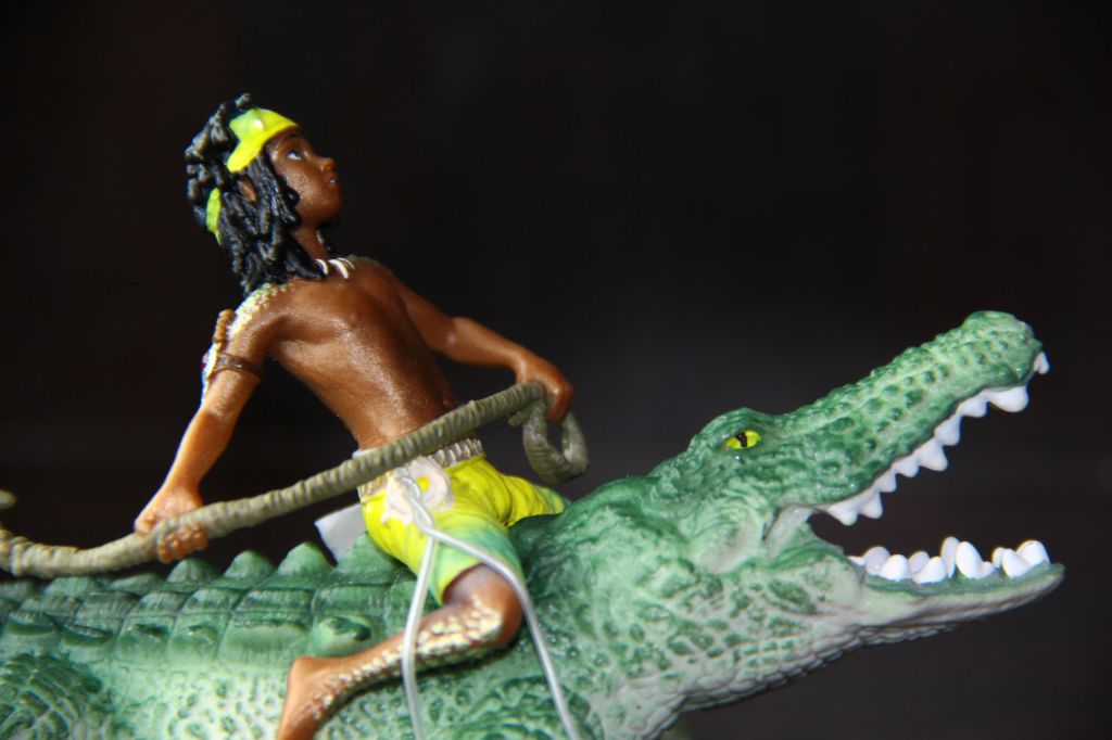 крокодил  (серия Баялла) SCHLEICH 90-100мм ФРГ - фото фото фото 3