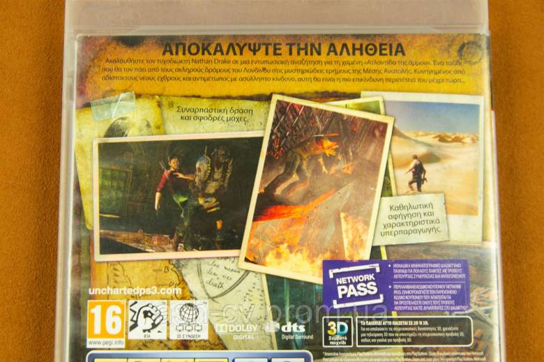 Диск Playstation 3 - Uncharted 3 - фото фото фото 3
