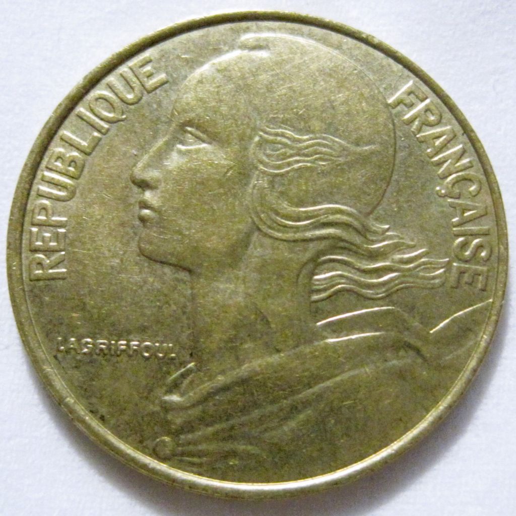 Франція 20 сантимів 1994 року Бджола #6П1427 - фото фото фото 1