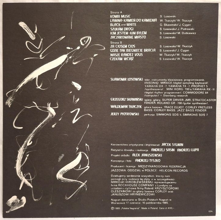 Kombi - Kombi 4 - 1985.  (LP). 12. Vinyl. Пластинка. Poland. Rare. - фото фото фото 3
