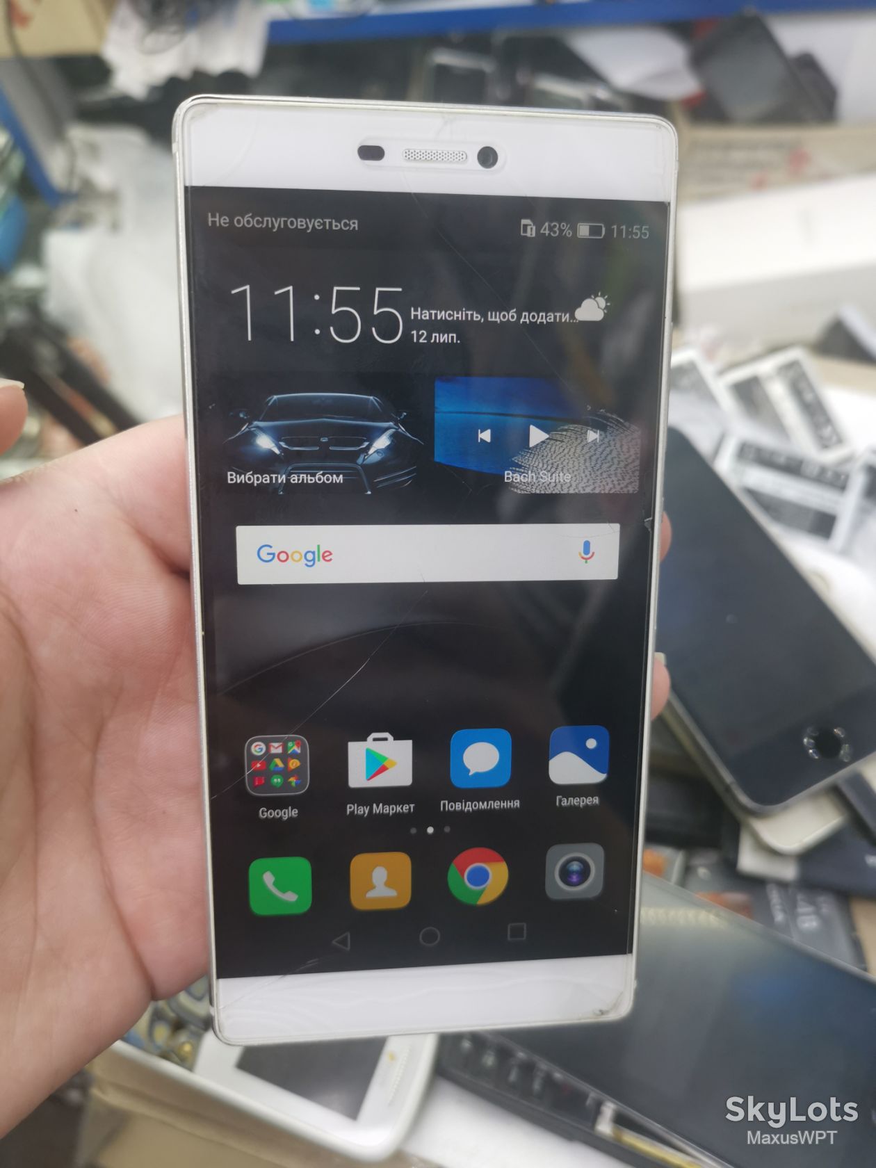 #2080 sklad Huawei p8 p 8 gra-l09 silver - фото фото фото 0