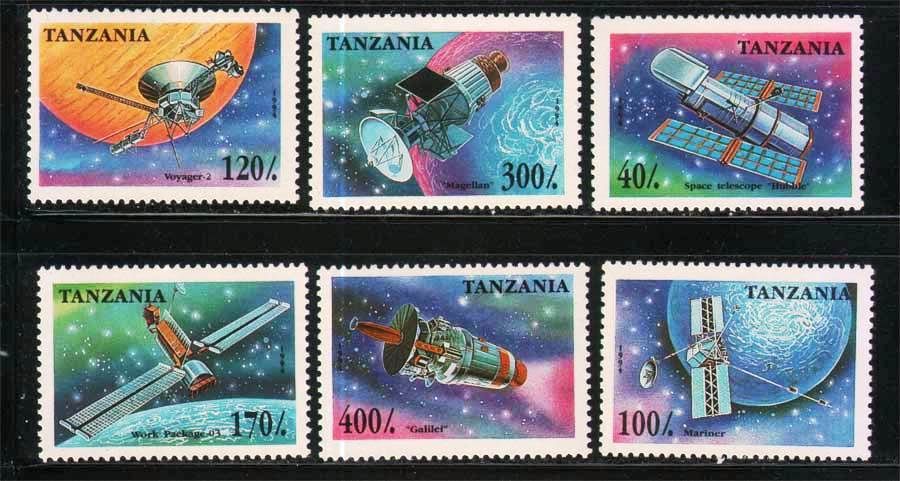 Космос . Танзания 1994 г MNH - 2а скана - фото фото фото 0