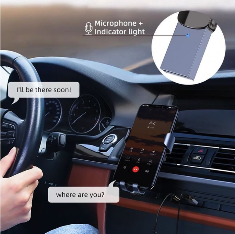 Ресивер Essager Bluetooth 5.0 Aux Adapter Car  USB to 3.5mm - фото фото фото 4