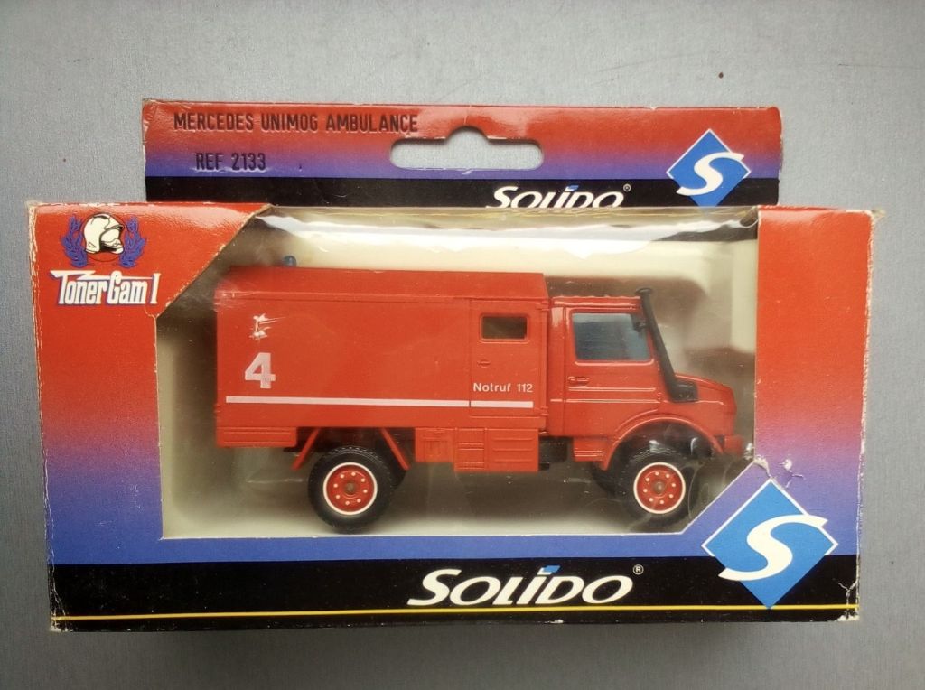 Solido 1/50 Mercedes Unimog Ambulance fire - фото фото фото 0