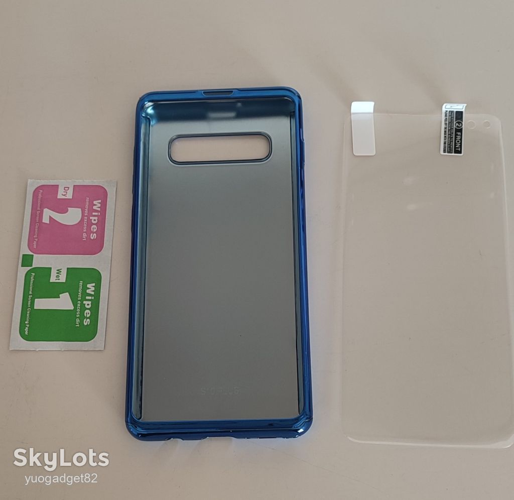 Чехол Samsung s10 plus + защитная пленка изогнутая - фото фото фото 1