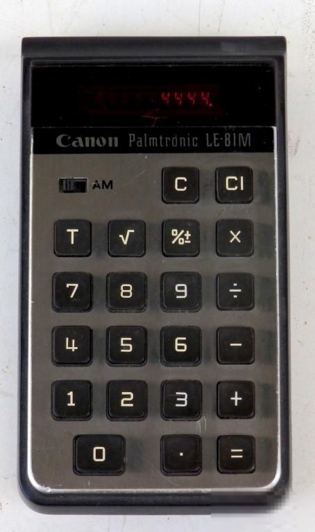 Калькулятор Canon Palmtronic LE-81M - фото фото фото 1