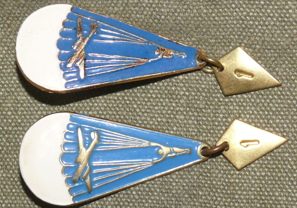 2 шт. Знак Парашютист. Тяжёлый и Лёгкий. Украина. Переходной вариант. - фото фото фото 6