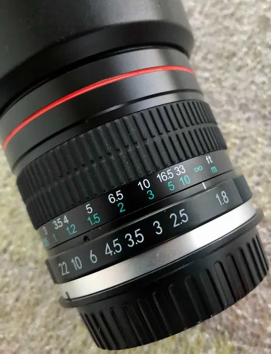 Мануальный обьектив Opteka 85mm 1.8 для Canon EF, EF-S - фото фото фото 3