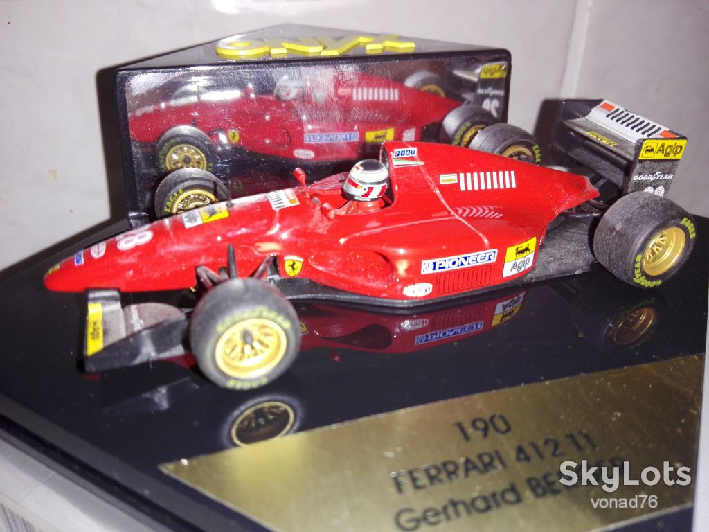 1/43 FERRARI 412 T1 Gerhard Berger. ONYX. - фото фото фото 0