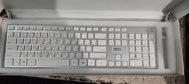 Беспроводная клавиатура OfficePro SK1500W № 24130511 - фото фото фото 0