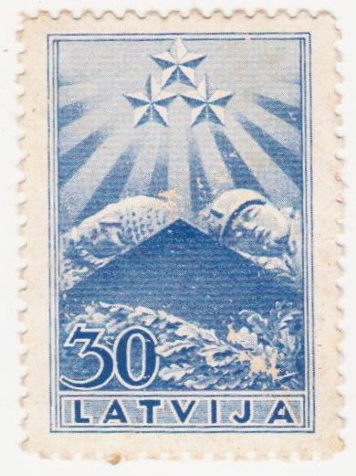 Латвия 1937 г № 202 * - фото фото фото 0