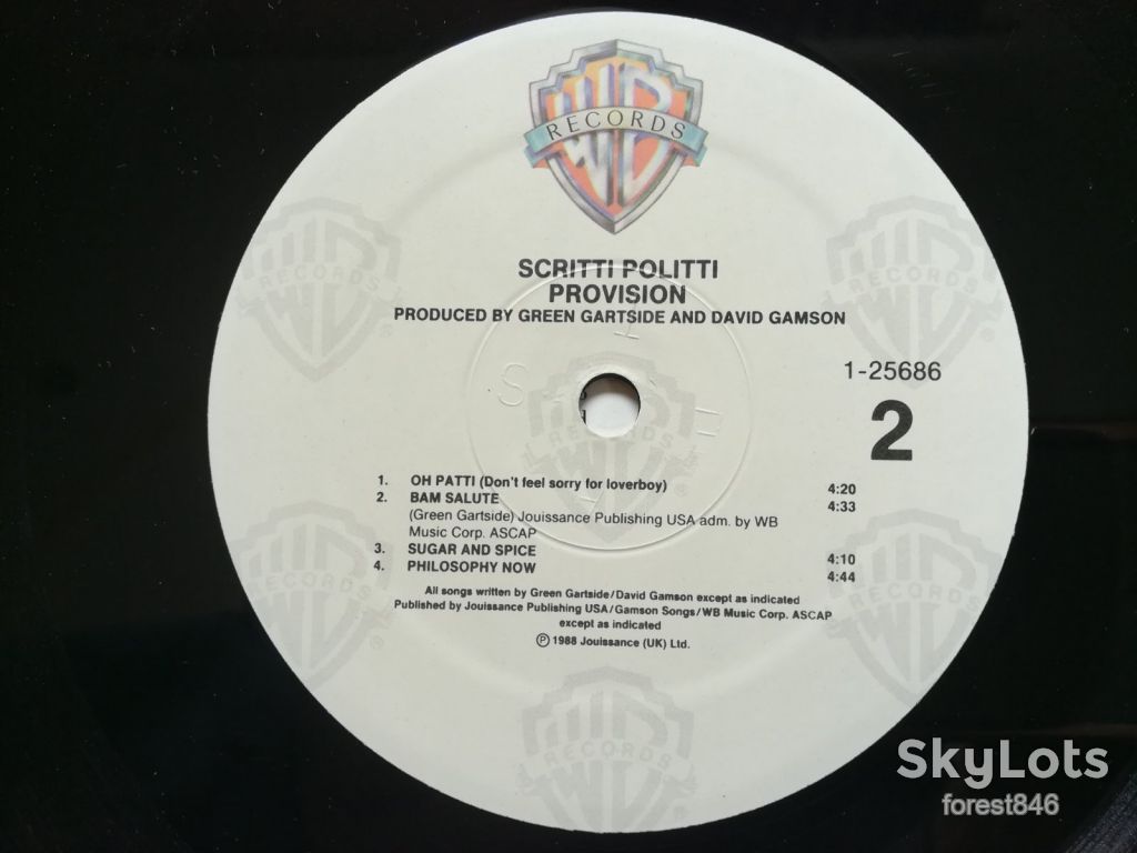 Scritti politti-Provision  (1)-Ex.+, США - фото фото фото 6