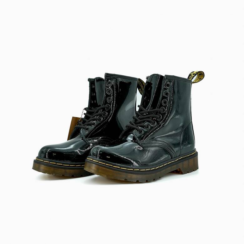 Ботинки Dr. Martens Patent Black No Logo 36 37 - фото фото фото 0