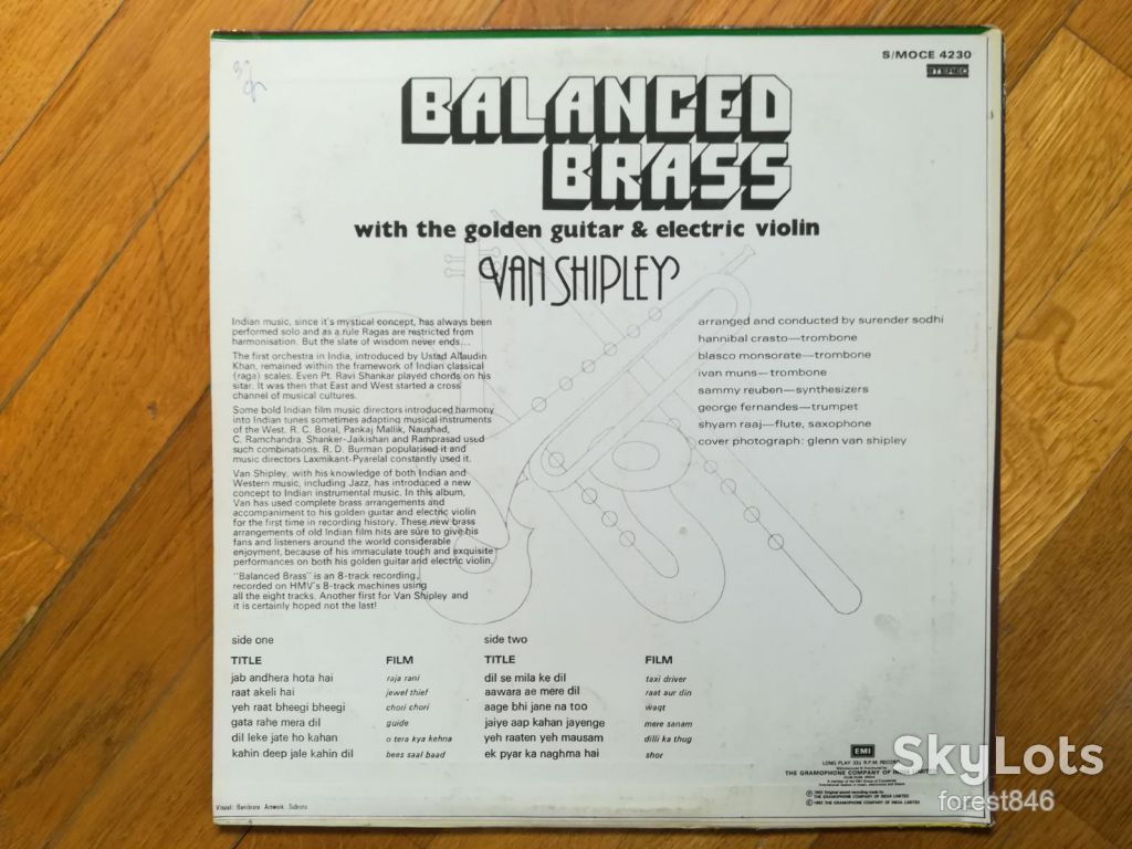 Balanced brass-Van Shipley  (1)-NM, Індія - фото фото фото 1