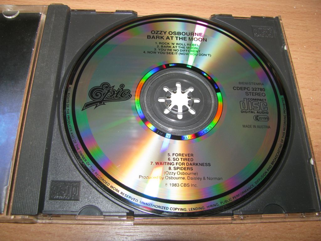 OZZY OSBOURNE - Bark At The Moon   (1987 Epic Austria) - фото фото фото 2