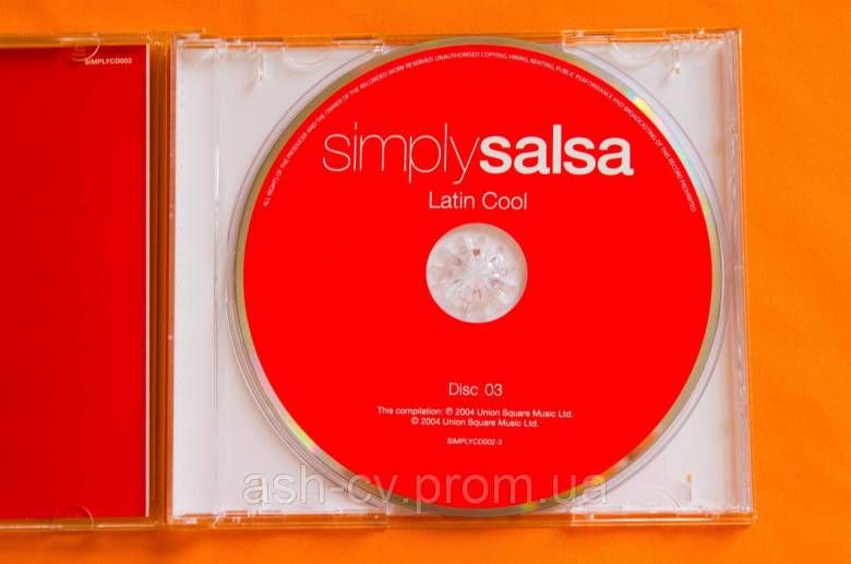 Музичний диск CD. SIMPLY SALSA - Latin Cool - фото фото фото 3