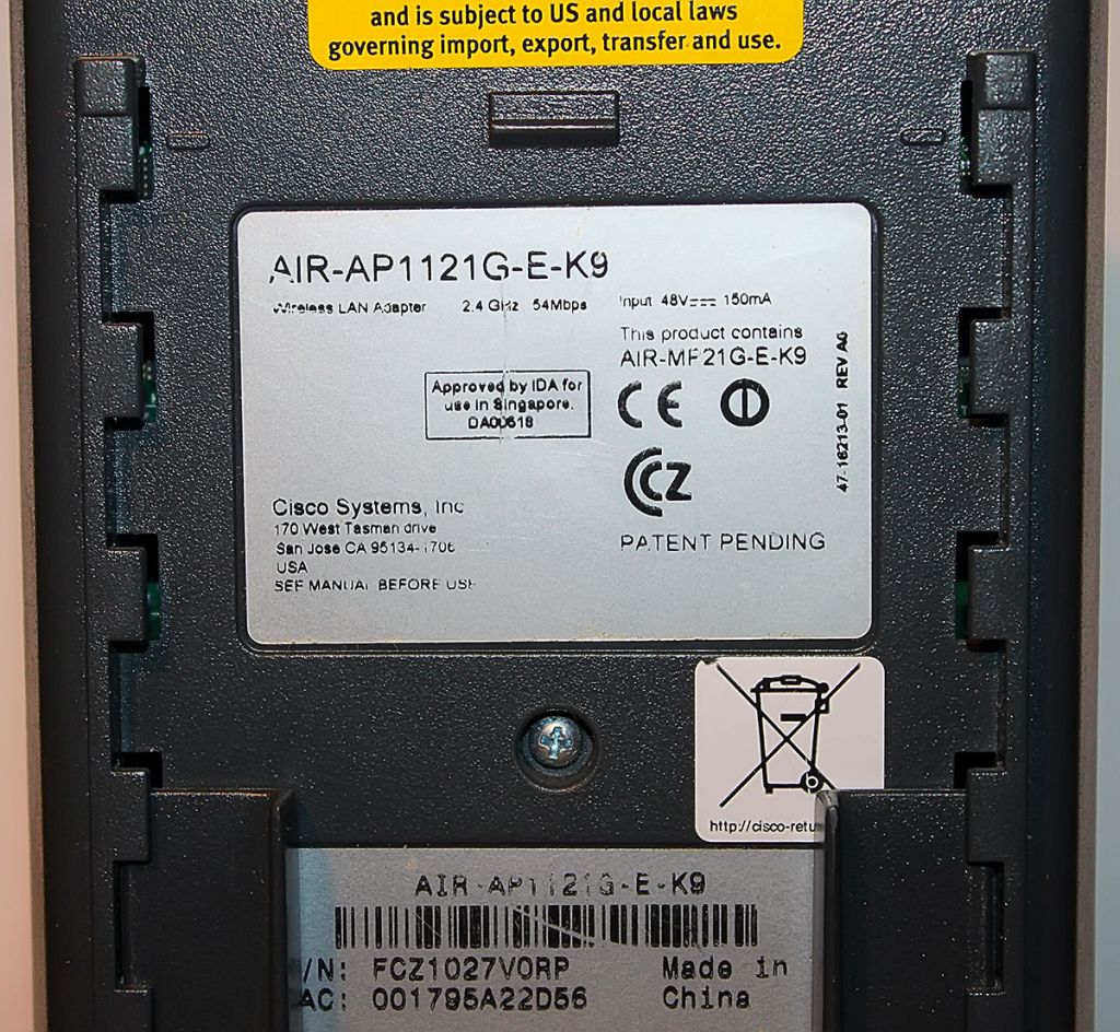 Cisco AIR-AP1121G-E-K9 - фото фото фото 3