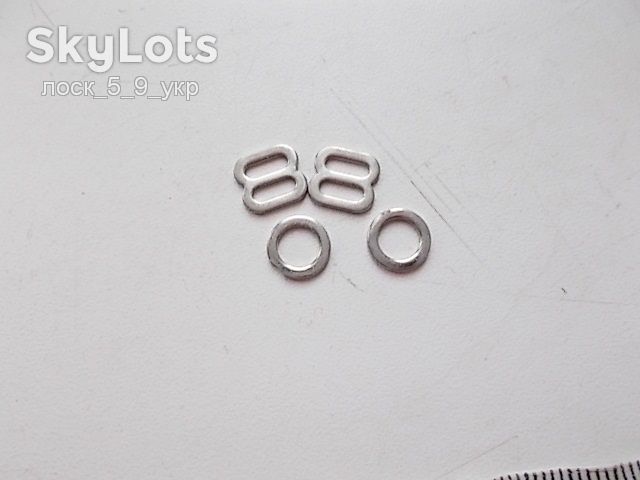 Колечки пряжки белый металл, 2+2, МИНИ. For Hand Made, рукоделия - фото фото фото 3