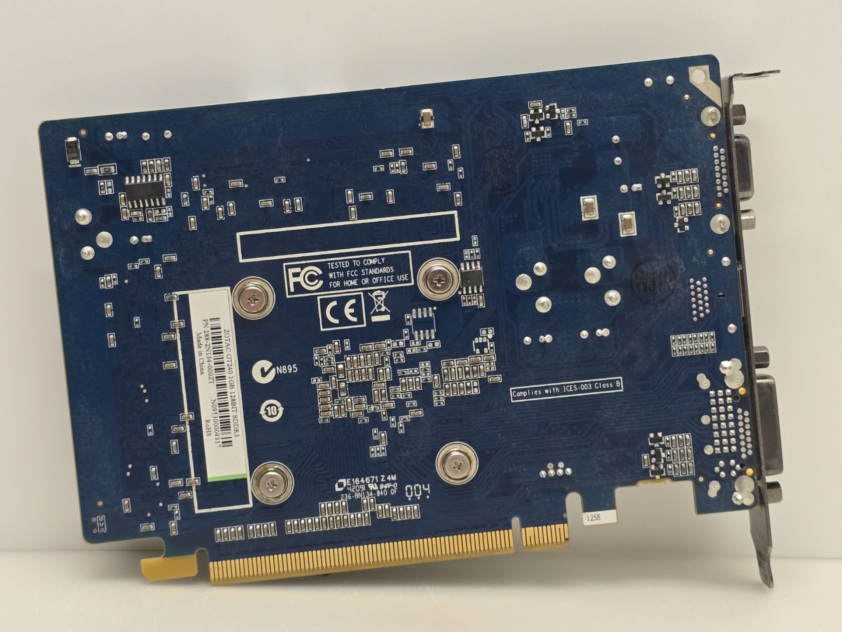 Відеокарта Zotac GeForce GT 240 1GB   (GDDR3,128 Bit,HDMI,PCI-Ex,Б/у) - фото фото фото 3