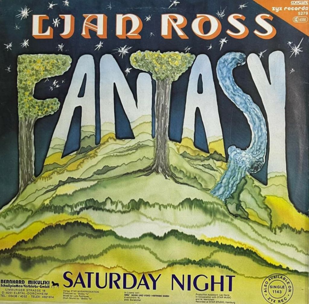 Lian Ross - Fantasy / Saturday Night - 1985.   (EP). 12. Vinyl. Пластинка. Germany - фото фото фото 1