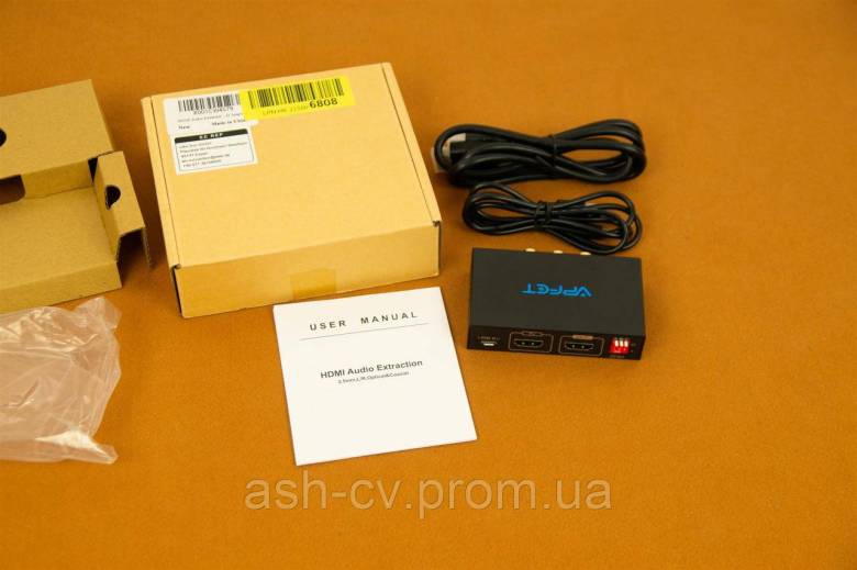 Аудіо, екстрактор, HDMI, Audio, Extractor, to, RCA, Jack, 3.5mm, Optical, Toslink - фото фото фото 0