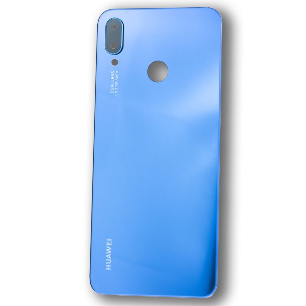 Задня частина корпусу Huawei P Smart Plus  (INE-LX1) Blue  (з склом камери) - фото фото фото 0