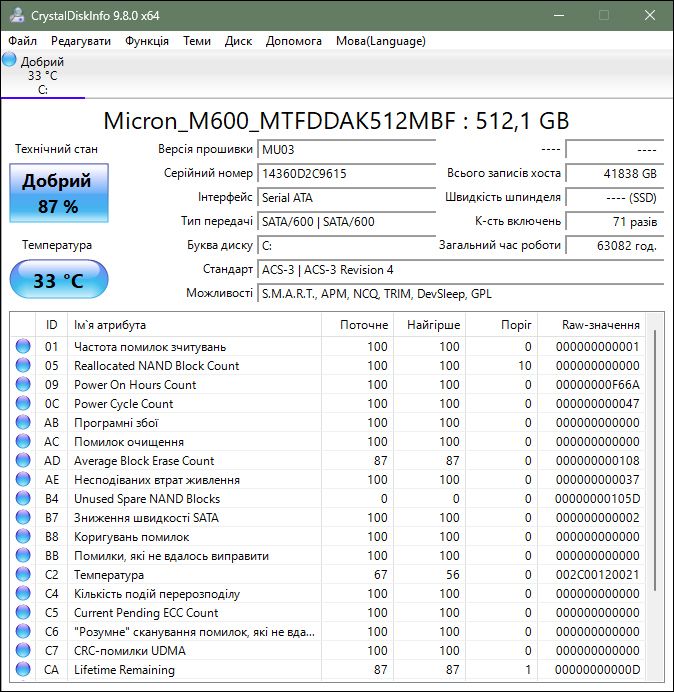 SSD 2.5 SATA Micron 512GB - фото фото фото 1