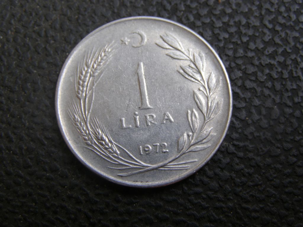 1 лира Турция 1972 г - фото фото фото 0