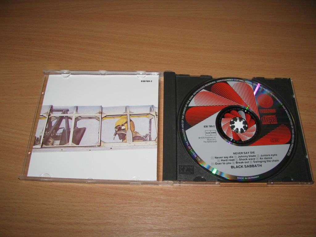 BLACK SABBATH - Never Say Die  (1987 Vertigo Germany) - фото фото фото 1