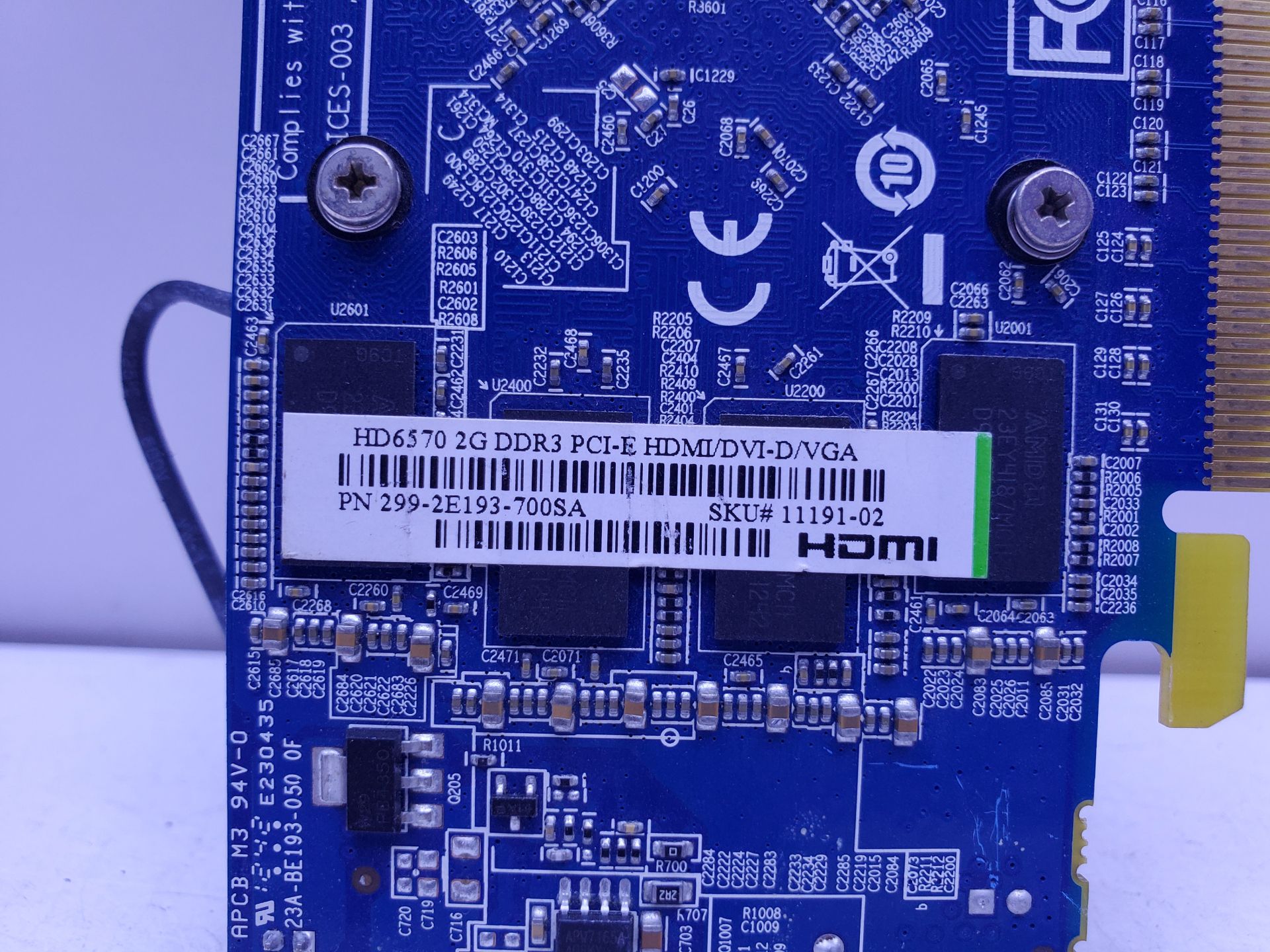 Відеокарта Sapphire Radeon HD 6570 2GB  (GDDR3,128 Bit,HDMI,PCI-Ex,Б/у) - фото фото фото 3