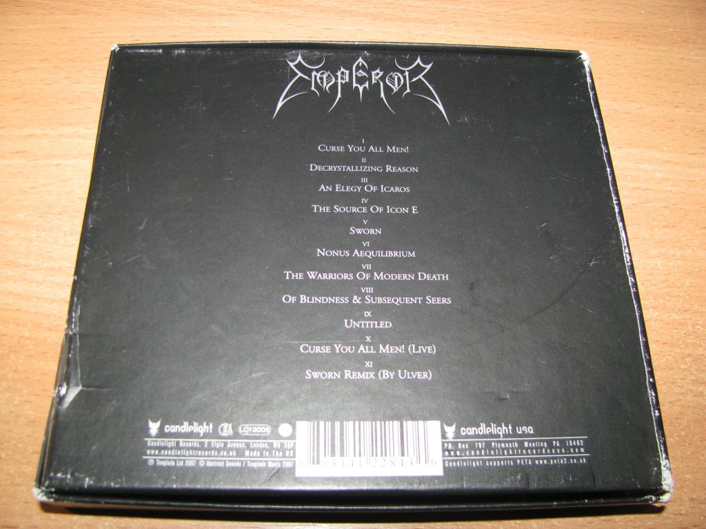 EMPEROR - IX Equilibrium  (2007 Candlelight BOX) - фото фото фото 2