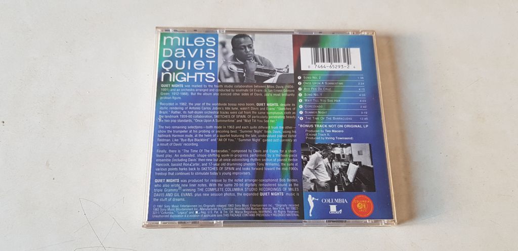 Miles Davis Quiet Nights CD фірмовий - фото фото фото 1
