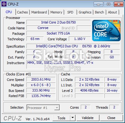 Процессор Intel Core2 Duo E6750        (s775/2.66GHz/4MB cache/1333MHz FSB) - фото фото фото 2