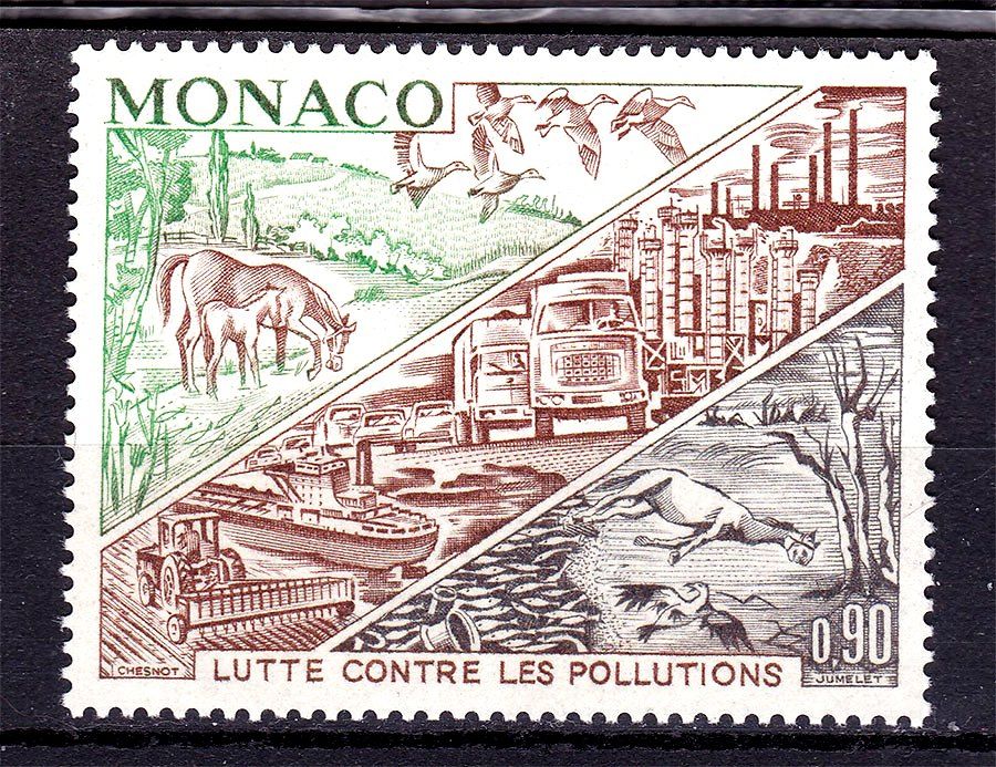 NM Фауна . Монако 1972 г  MNH - экология - фото фото фото 0
