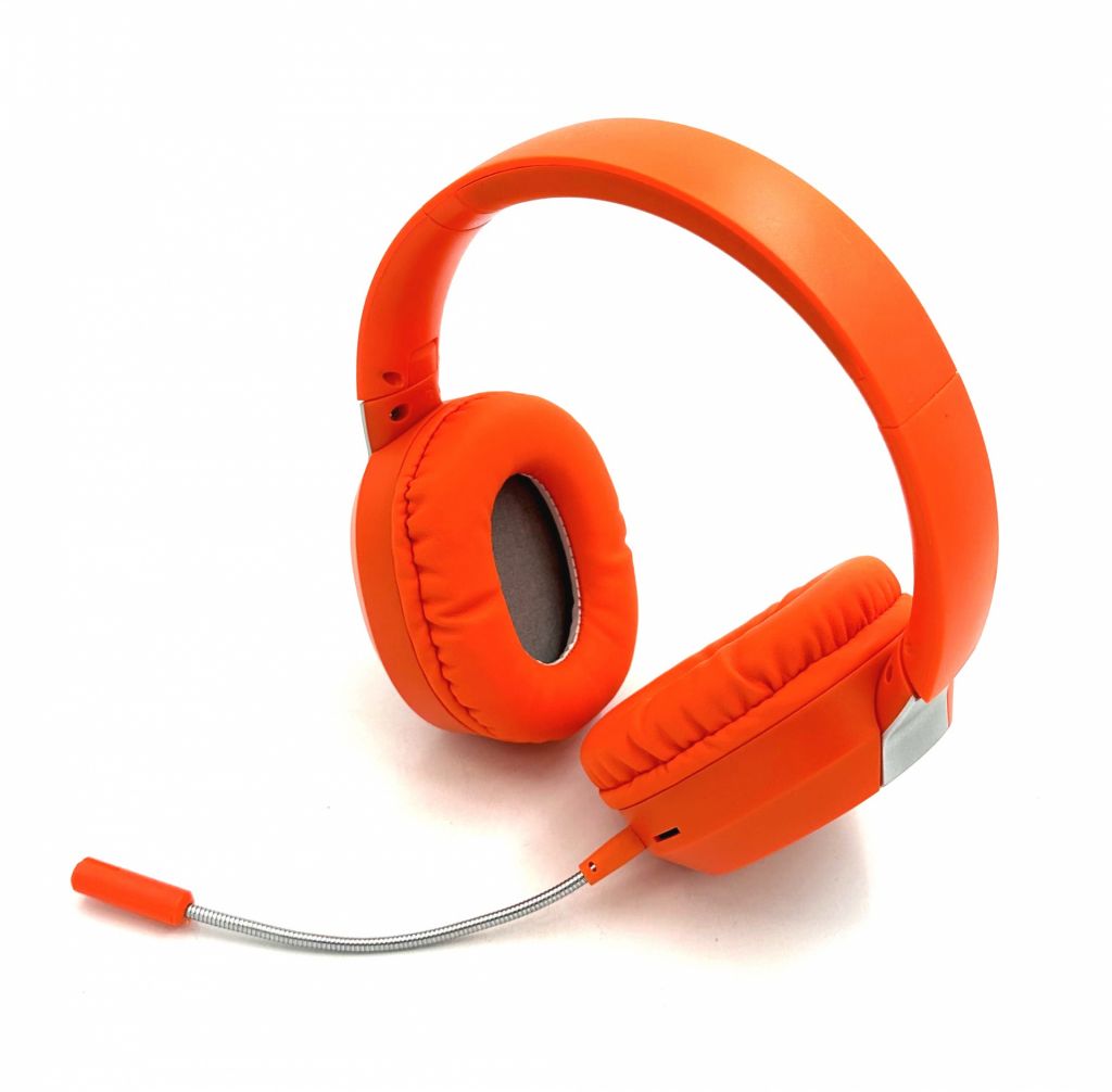 Наушники Bluetooth DEEPBASS R11 с RGB подсветкой Оранжевые - фото фото фото 2