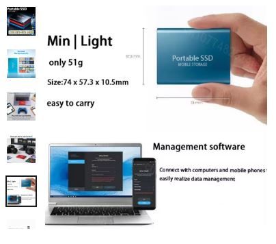 Portable Mobile SSD High-Capacity 4TB - фото фото фото 3