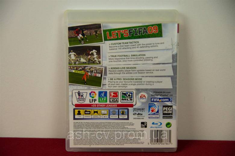 Диск для Playstation 3 гра FIFA 09 - фото фото фото 1