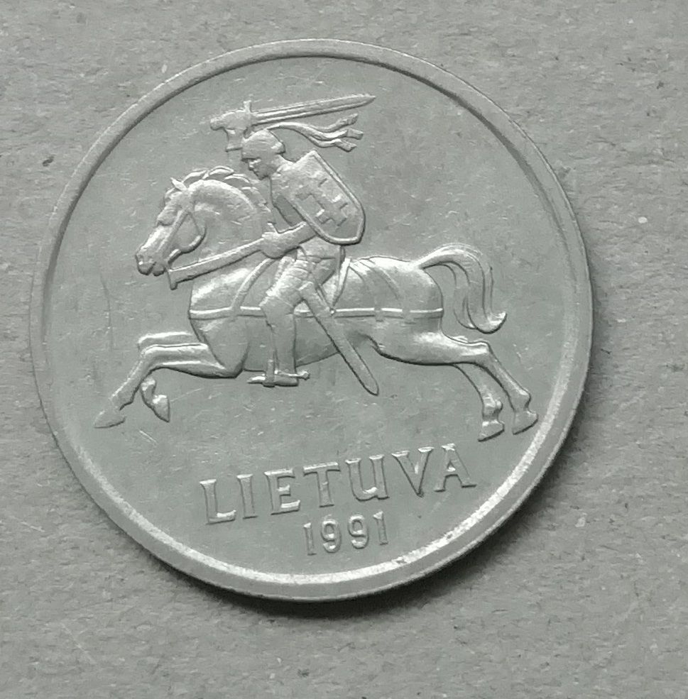 Литва 2 лита 1991 - фото фото фото 1