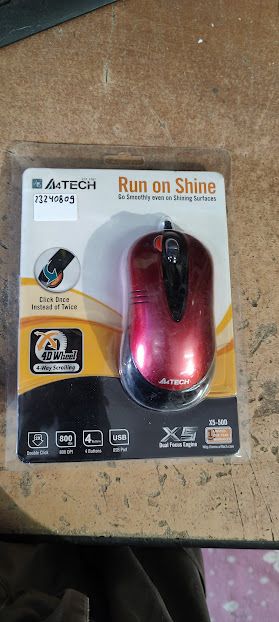 Брендовая оптическая мышь A4Tech X5-50D Red USB № 23240809 - фото фото фото 0