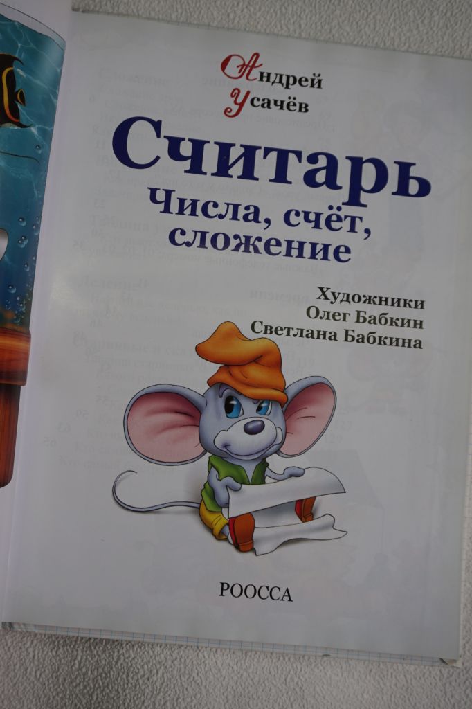 Усачев А. Считарь. Числа, счет, сложение. - фото фото фото 1
