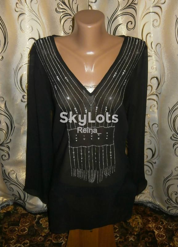 Пляжна шифонова туніка amaranto - фото фото фото 1