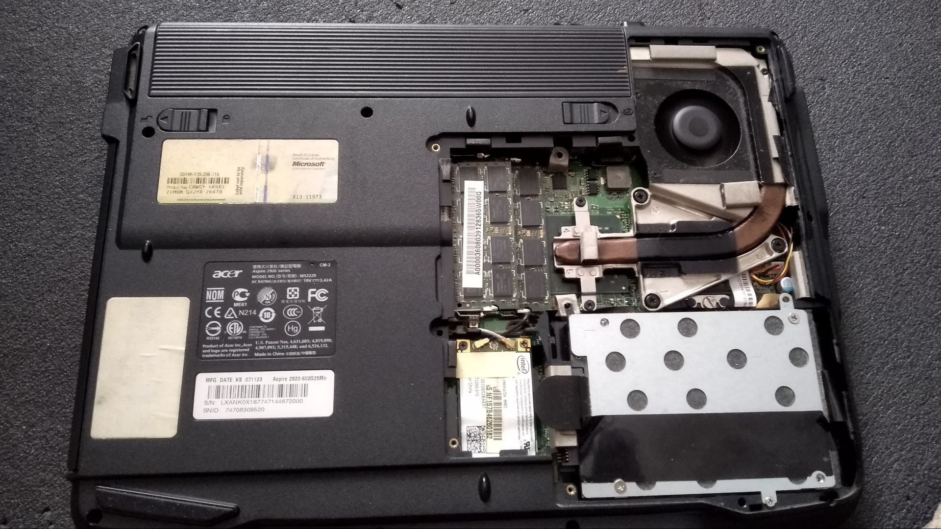 Ноутбук  Acer Aspire 2920 - фото фото фото 4